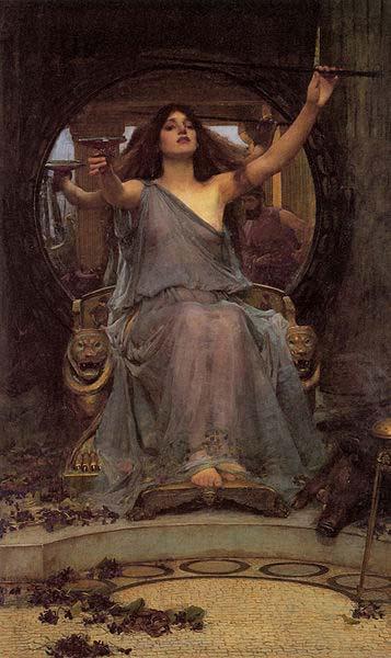 John William Waterhouse Circe Offering the Cup to Odysseus oil painting picture